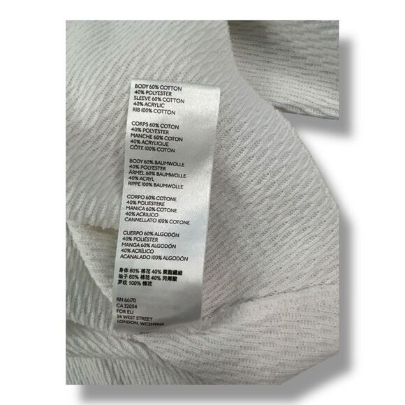 Free People Rainbow Dreams Oversized Slouchy Thermal Top Size Medium - Picture 5 of 6